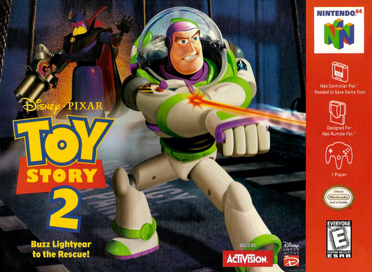 Toy Story 2 Buzz Lightyear To The Rescue! N64 Print Poster