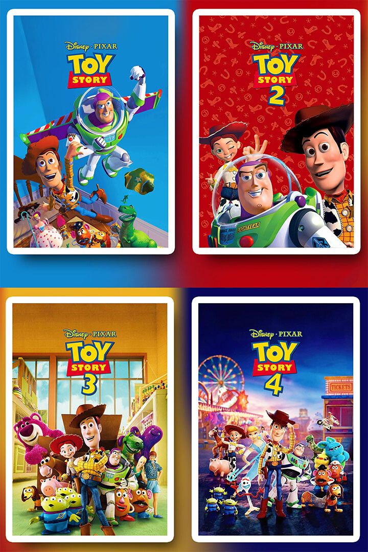 Toy Story Animation Adventure Comedy Painting Keychain