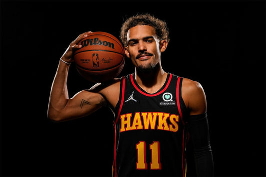 Trae Young Atlanta 3 Point Basketball Star Jigsaw Puzzle