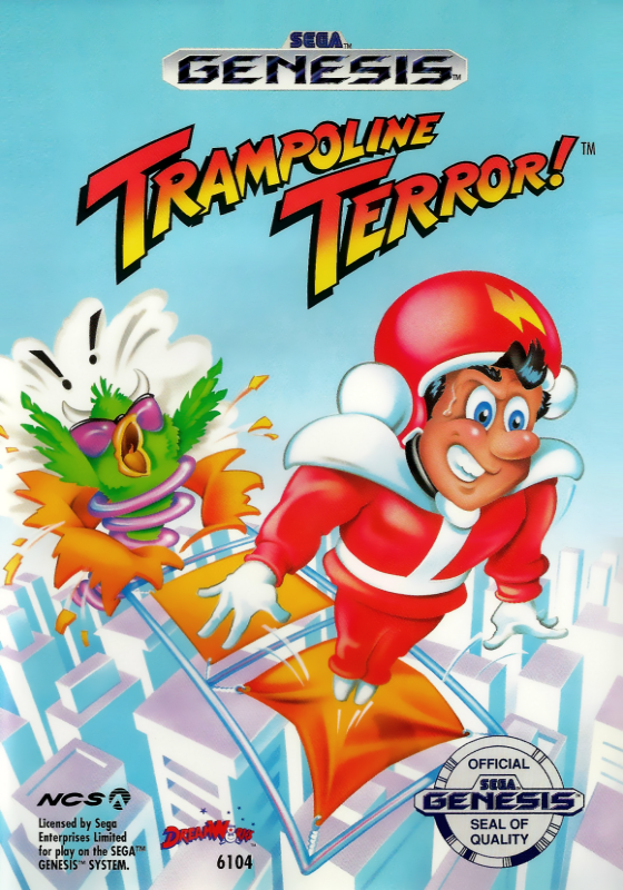 Trampoline Terror! (Usa) Genesis Print Poster