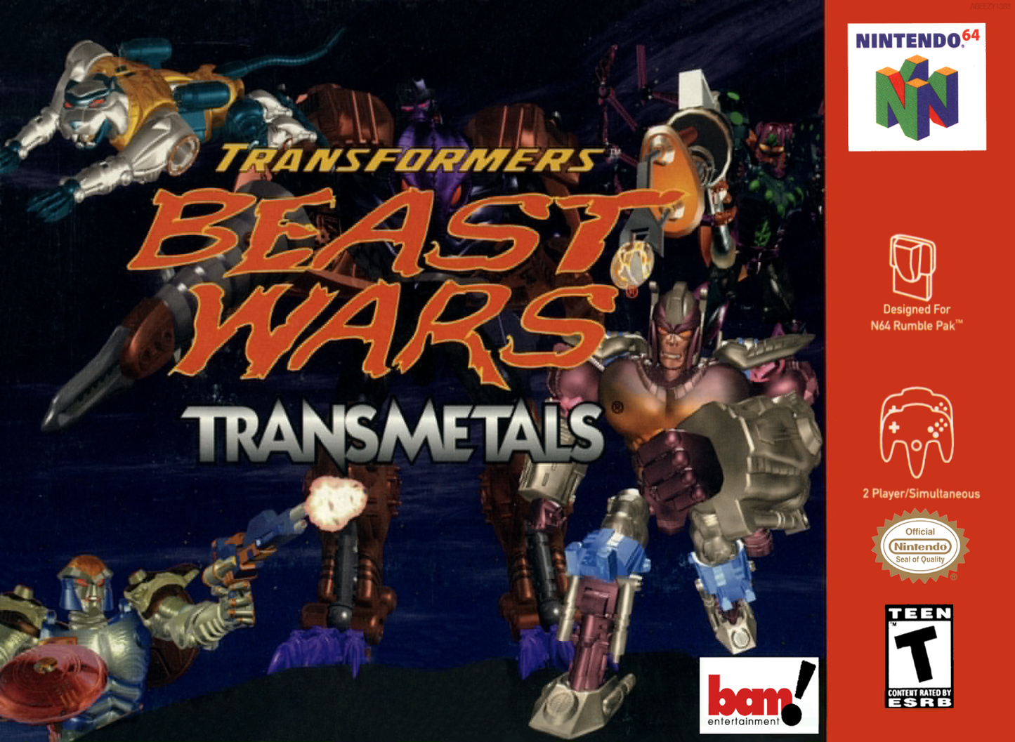 Transformers Beast Wars Transmetals N64 Print Poster