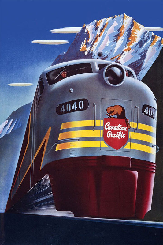 Travel Canadian Pacific 1950S Vintage Railroad Travel Jigsaw Puzzle