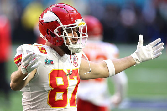 Travis Kelce 87 American Footballer Kansas City Chiefs Jigsaw Puzzle