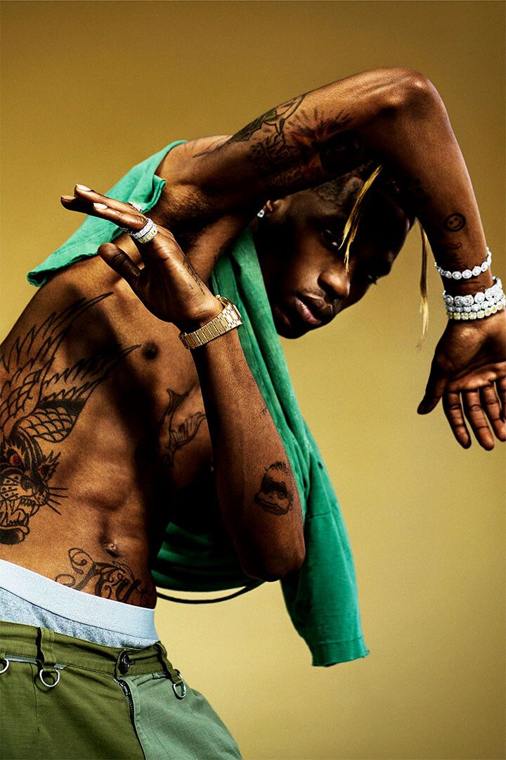 Travis Scott American Hip Hop Rap Music Singer Keychain