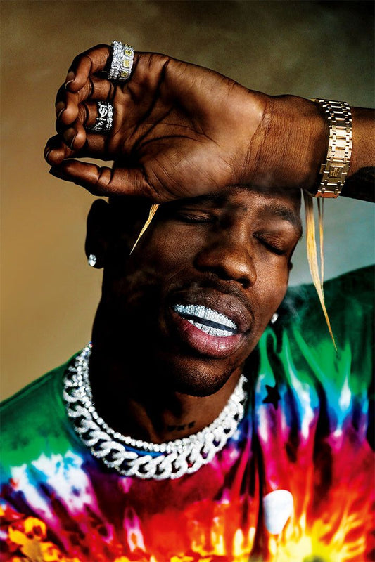 Travis Scott Hip Hop Rap Music Star Singer Jigsaw Puzzle