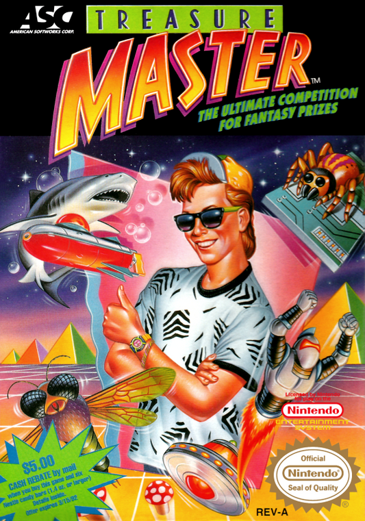 Treasure Master (Usa) Nes Print Poster