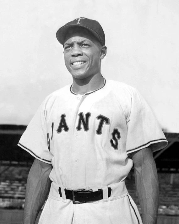 Trenton Giants Willie Mays Glossy Magnet Minor League Class B Baseball