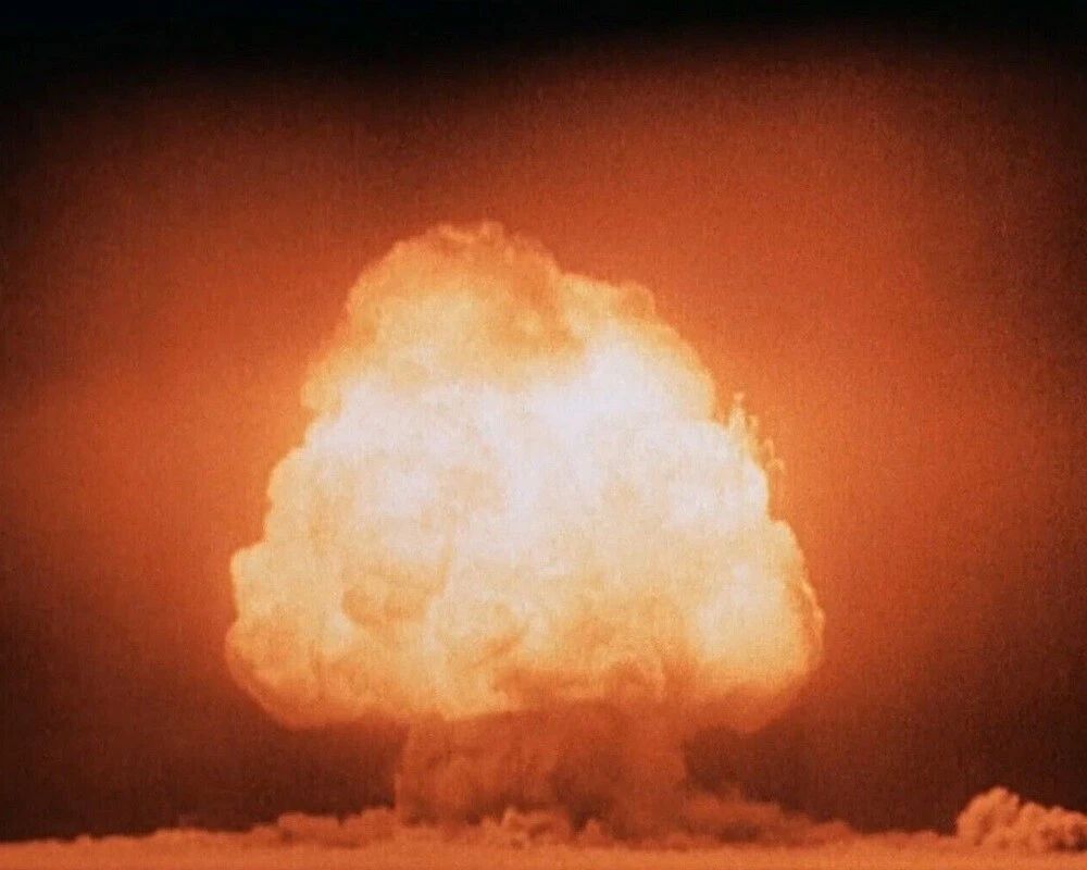 Trinity Test First Nuclear Device Detonation Picture Oppenheimer Magnet Picture