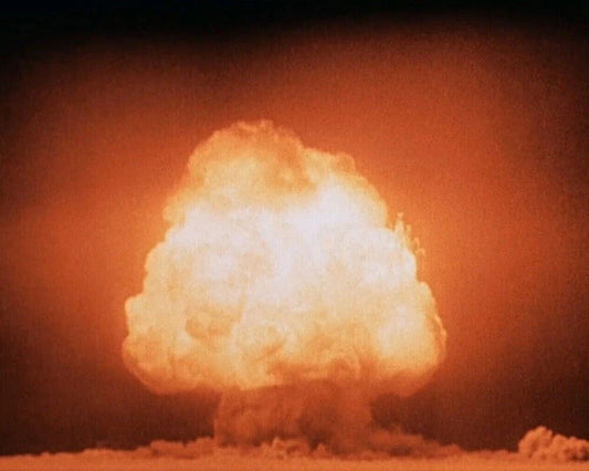 Trinity Test First Nuclear Device Detonation Picture Oppenheimer Keychain Picture