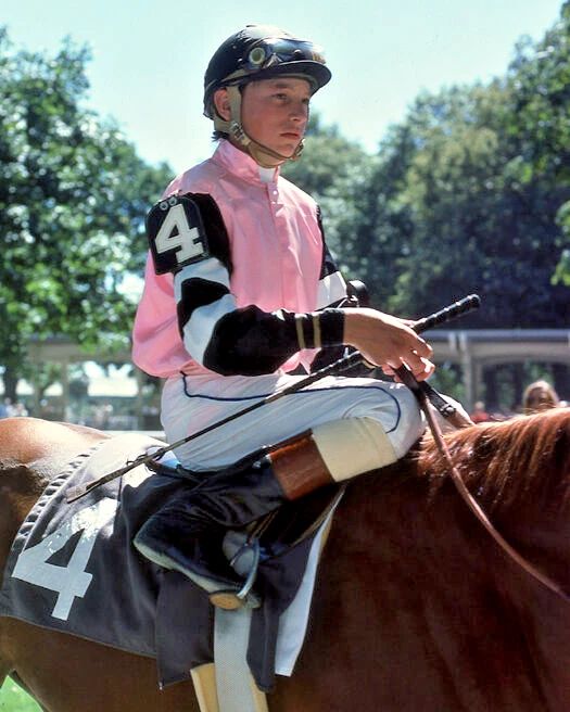 Triple Crown Jockey Steve Cauthen Glossy Keychain Affirmed Print Horse Racing 2