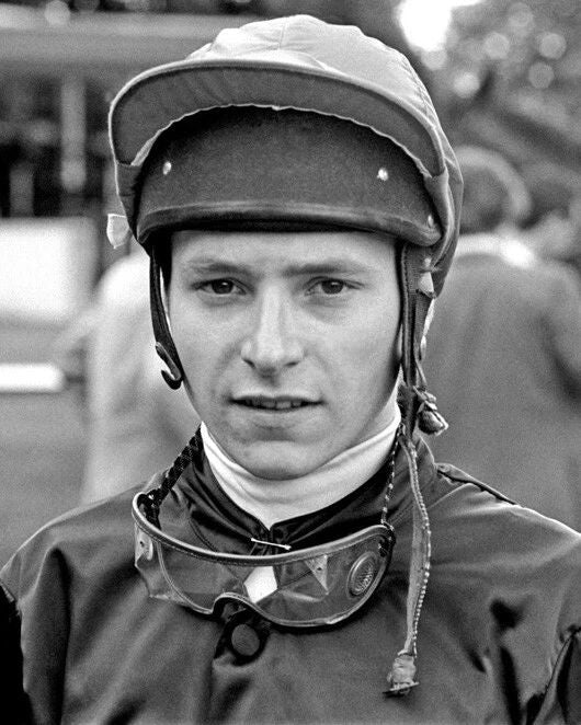 Triple Crown Jockey Steve Cauthen Glossy Keychain Affirmed Print Horse Racing 3