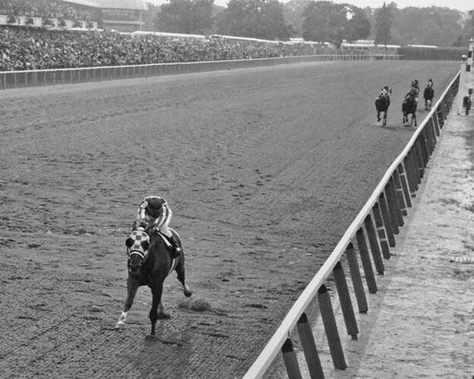Triple Crown Secretariat Glossy Photo Ron Turcotte Belmont Stakes Print 2