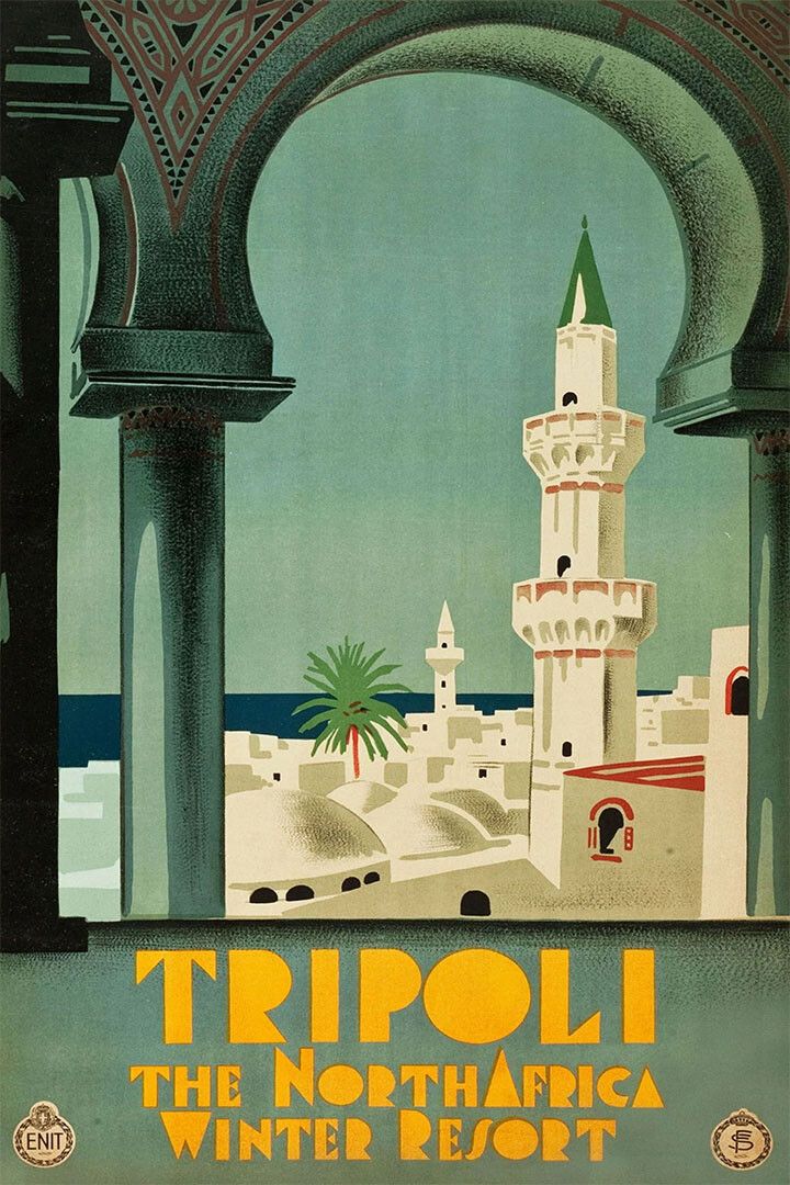 Tripoli The North Africa Winter Resort Print Wall Home Decor Jigsaw Puzzle