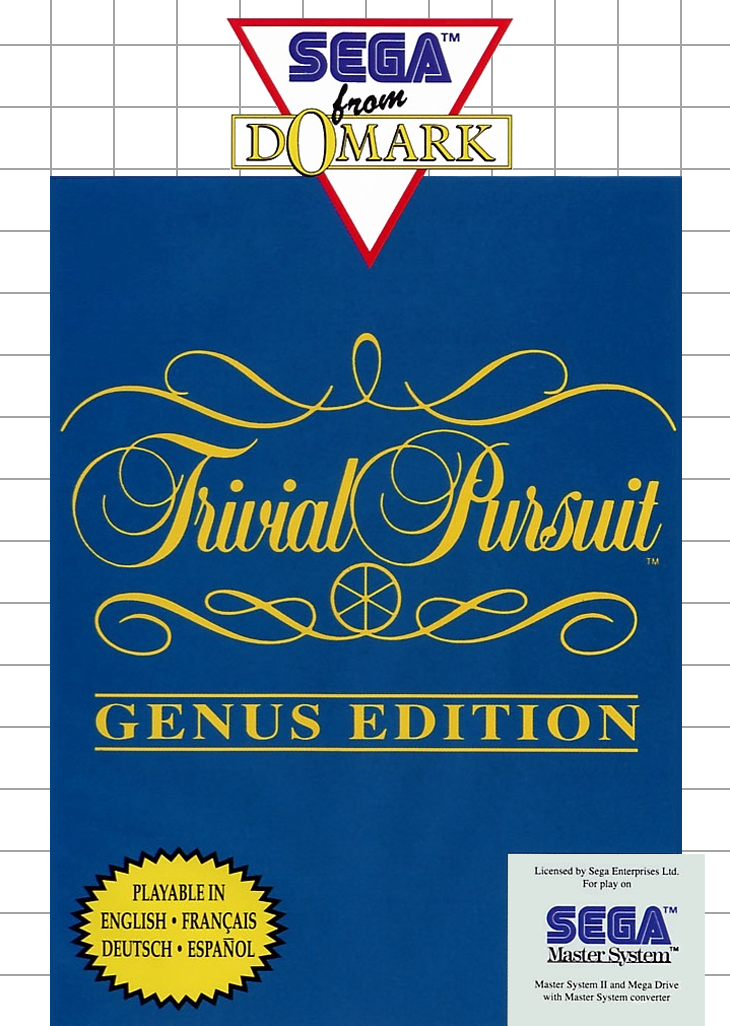 Trivial Pursuit Genus Edition Sega Master System Print Poster