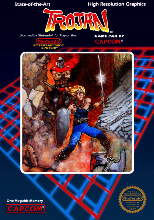 Trojan (Usa) Nes Print Poster