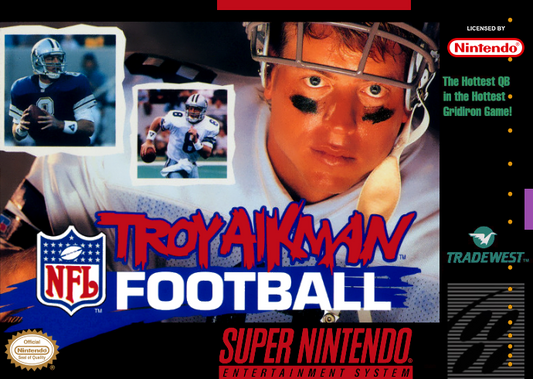 Troy Aikman Football (Usa) Snes Print Poster