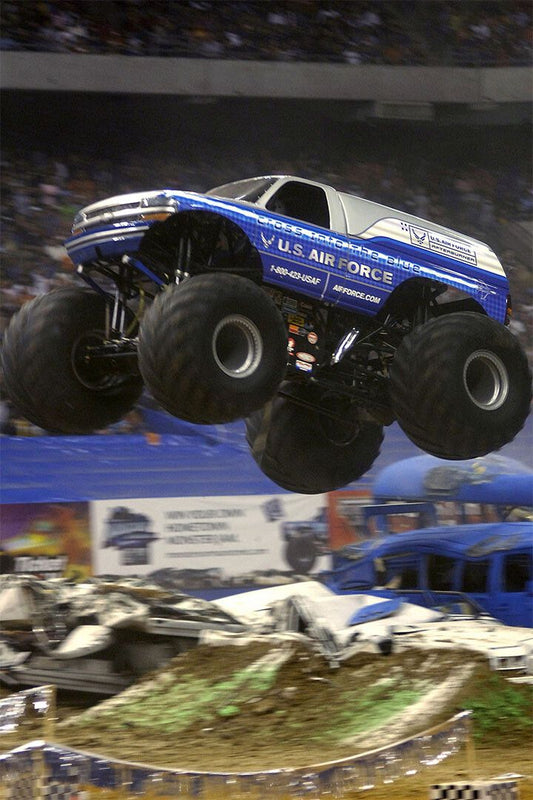 Truck Sport Racing Blue Thunder Collector Rookie Room Decor Jigsaw Puzzle