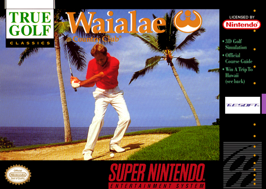 True Golf Classics Waialae Country Club (Usa) Snes Print Poster