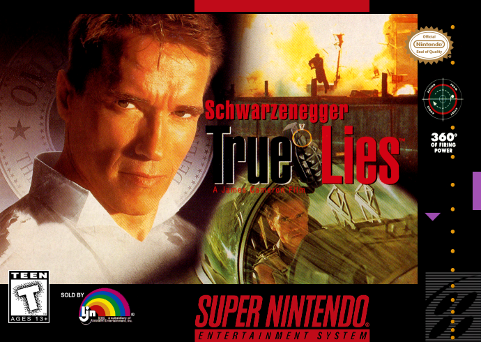 True Lies (Usa) Snes Keychain
