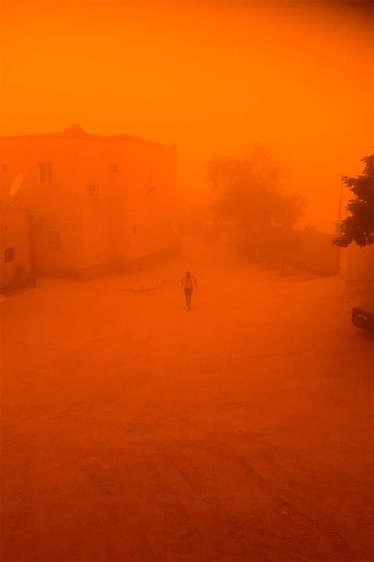 Tuareg Camp During Harmattan Dust Storm Jigsaw Puzzle Wall Home Decor Jigsaw Puzzle