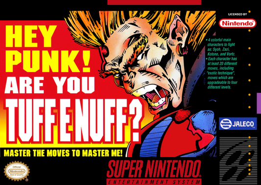 Tuff E Nuff (Usa) Snes Print Poster