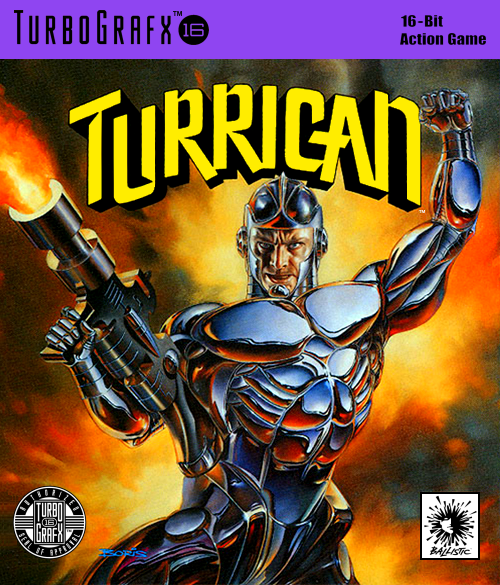 Turrican Turbografx 16 Print Poster