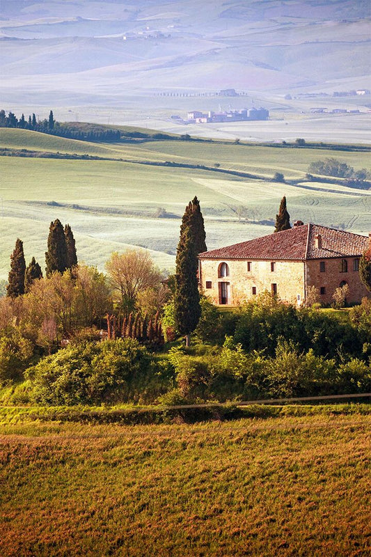 Tuscan Countryside Wide Land Nature Picture Jigsaw Puzzle