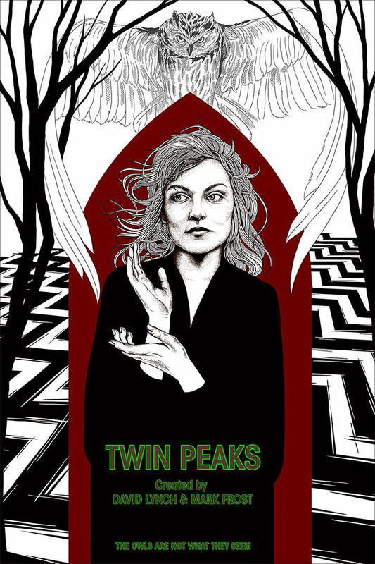 Twin Peaks Movie Drama Horror Vintage Painting Jigsaw Puzzle