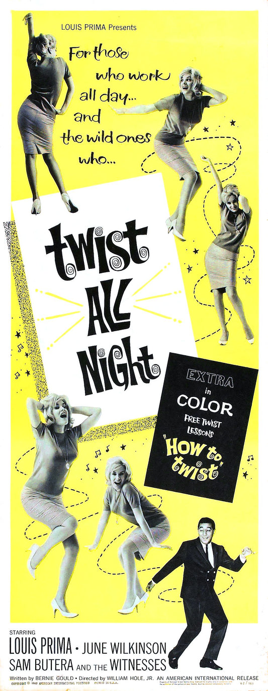 Twist All Night 02 Movie Magnet