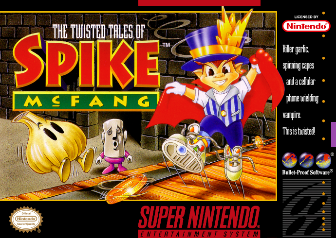 Twisted Tales Of Spike Mcfang, The (Usa) Snes Print Poster