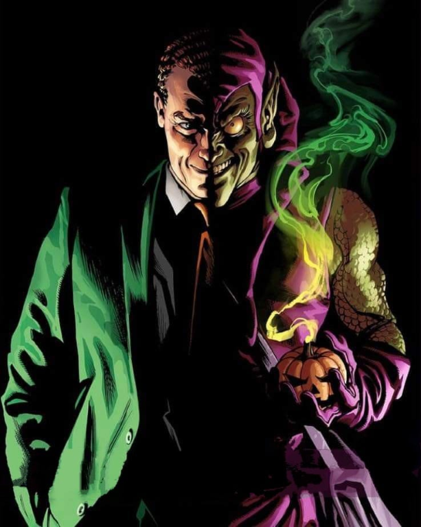 Two Face Green Purple 359 Jigsaw Puzzle