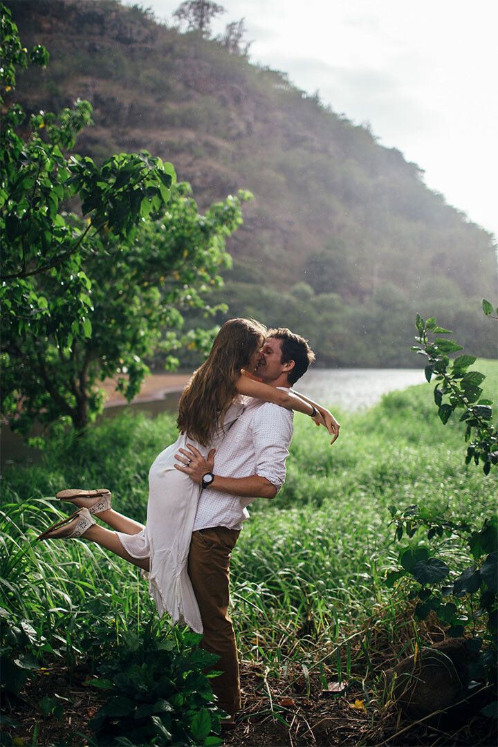 Two Lovers Landscape Jigsaw Puzzle Painting Print Jigsaw Puzzle