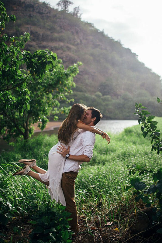 Two Lovers Landscape Jigsaw Puzzle Painting Print Jigsaw Puzzle