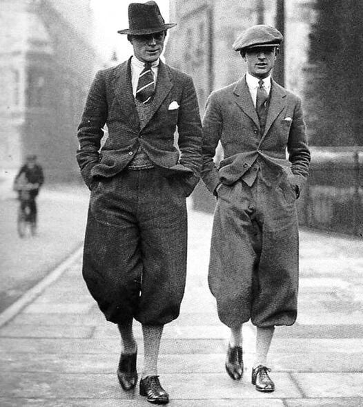 Two Well Dress Men Cambridge University 1926 Classic Suits Picture Magnet