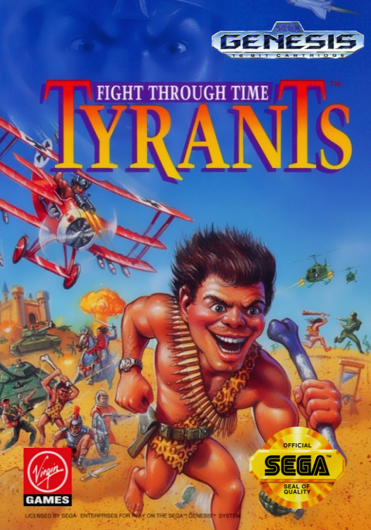 Tyrants Fight Through Time (Usa) Genesis Print Poster