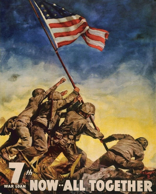 U.S. Marines Magnet Picture Us Usa Wwii Military