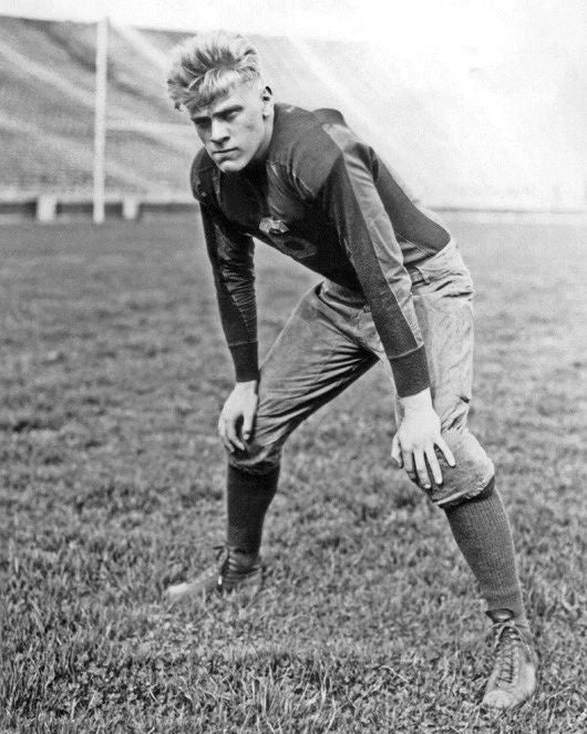 U.S. President Gerald R Ford Glossy Photo University Of Michigan Print