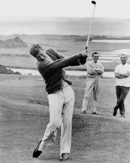 U.S. President John F Kennedy Glossy Photo PGA Course Poster Print
