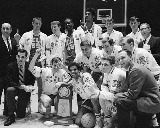 Ucla Bruins John Wooden Glossy Keychain 1967 Ncaa Champions Keychain