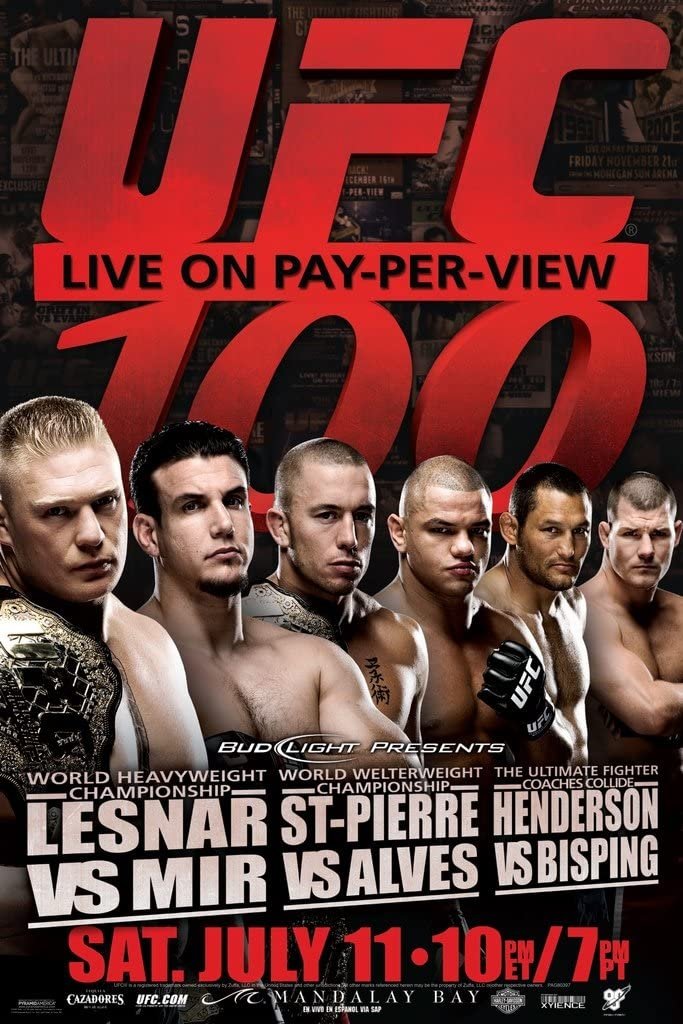 UFC 100 Lesnar Vs. Mir 2 Keychain
