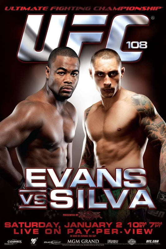 UFC 108 Evans Vs. Silva Keychain
