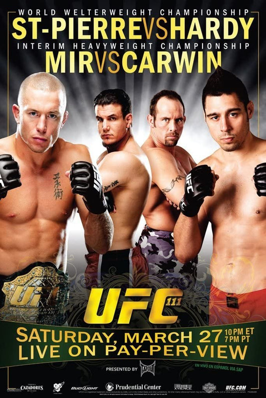 UFC 111 St Pierre Vs. Hardy Keychain