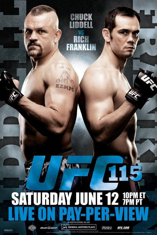 UFC 115 Liddell Vs. Franklin Poster Print