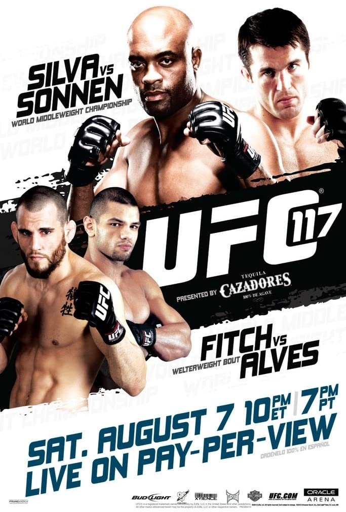UFC 117 Silva Vs. Sonnen Keychain