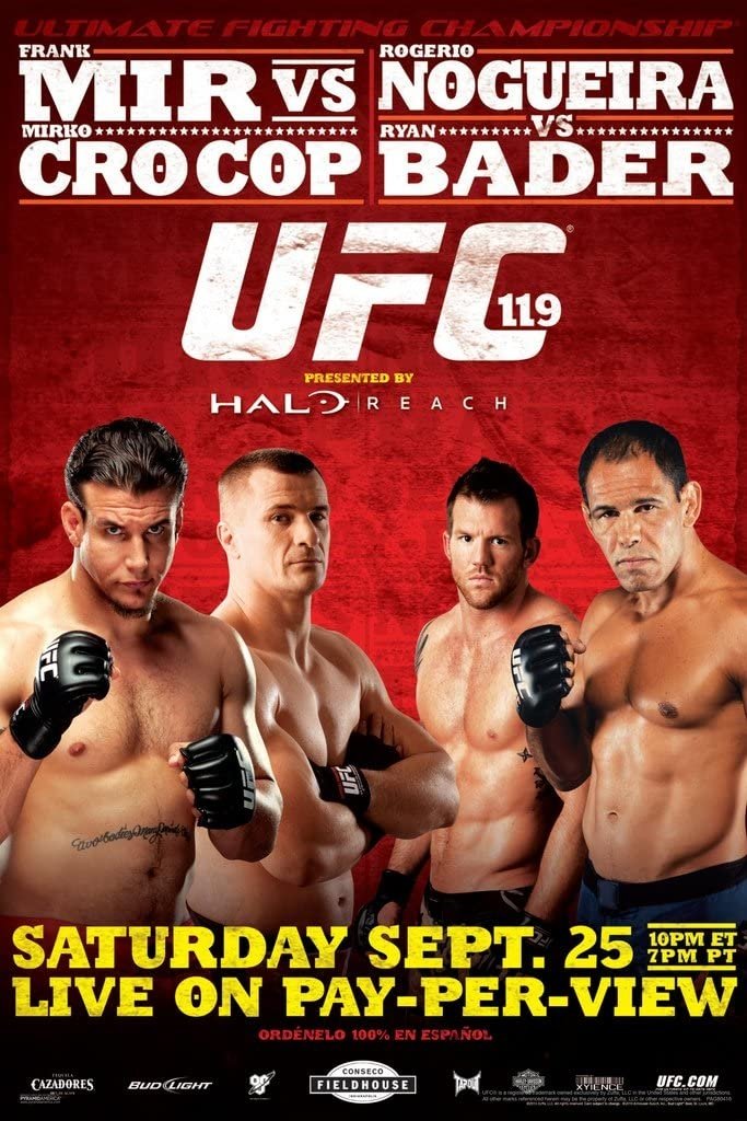 UFC 119 Mir Vs. Cro Cop Keychain