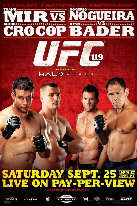 UFC 119 Mir Vs. Cro Cop Keychain