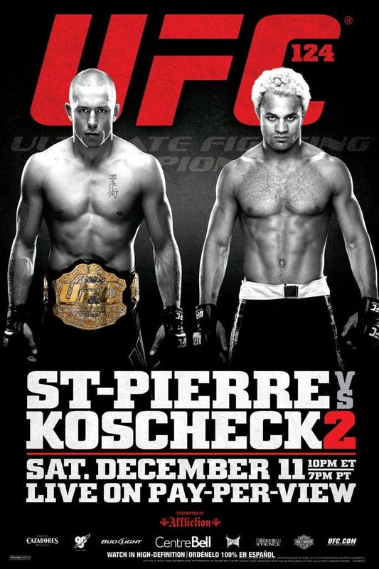 UFC 124 St Pierre Vs. Koscheck 2 Keychain