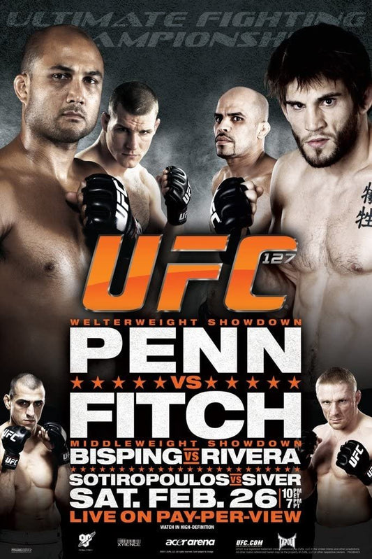 UFC 127 Penn Vs. Fitch Jigsaw Puzzle