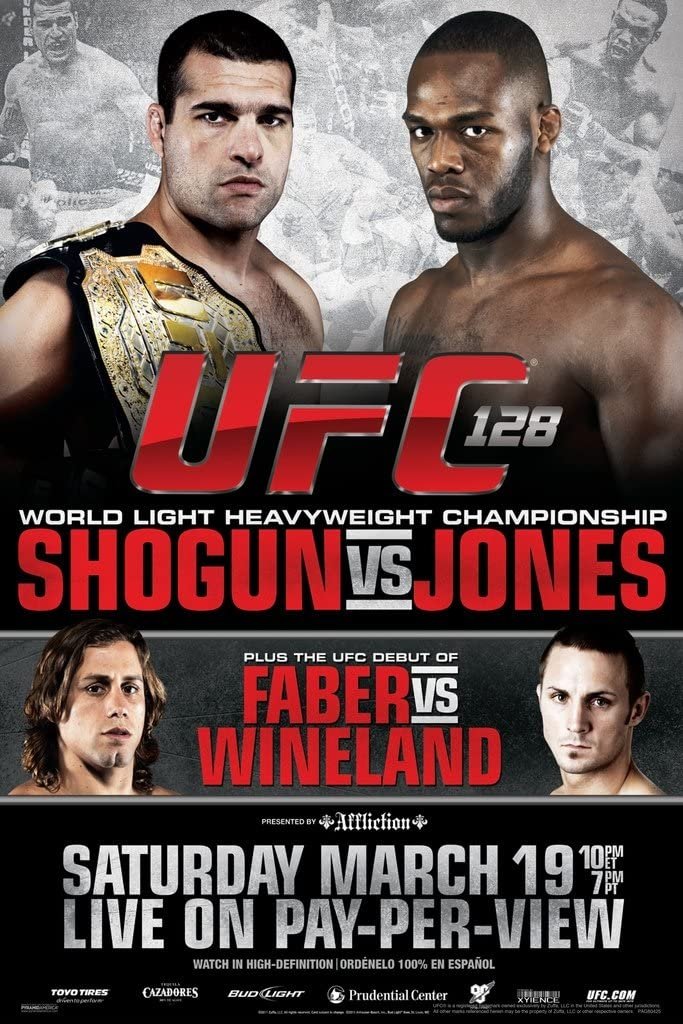 UFC 128 Shogun Vs. Jones Keychain