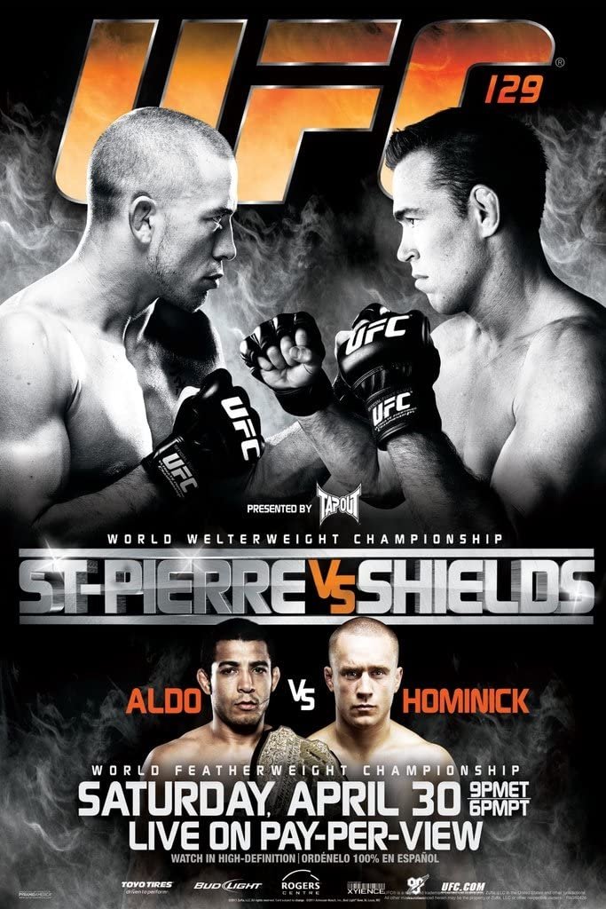UFC 129 St Pierre Vs. Shields Keychain